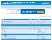 Tablet Screenshot of icechewing.com
